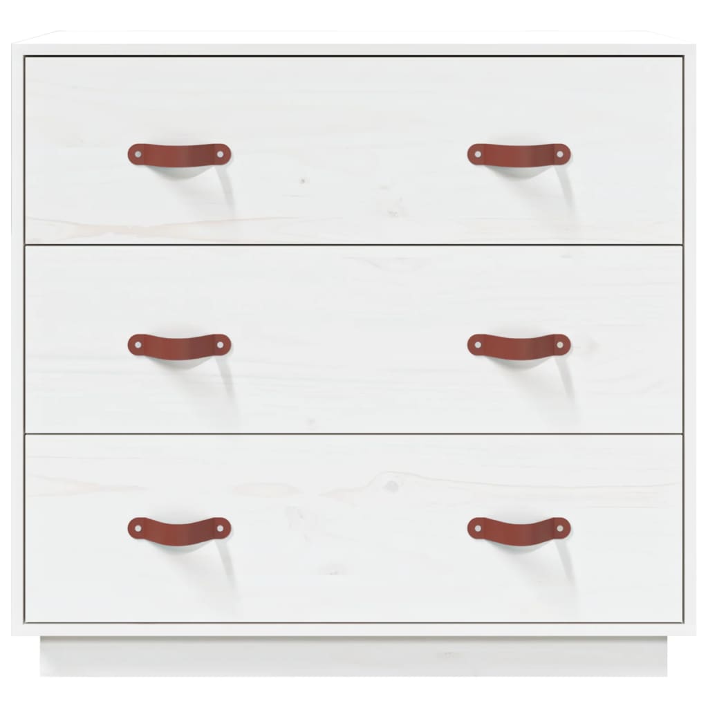 Thumbnail - vidaXL Sideboard Weiß 80x40x75 cm Massivholz Kiefer
