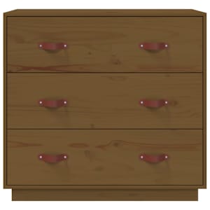 vidaXL Sideboard Honey Brown 80x40x75 cm Solid Wood Pine