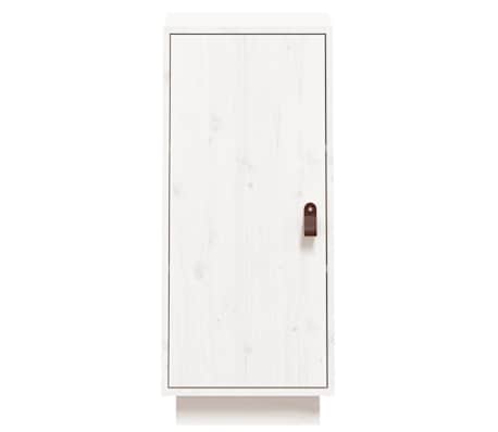 vidaXL Sideboard Wei&szlig; 34x40x75 cm Massivholz Kiefer