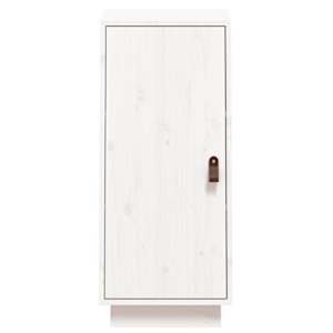 vidaXL Sideboard Wei&szlig; 34x40x75 cm Massivholz Kiefer