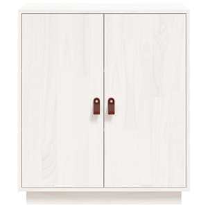 vidaXL Buffet Blanc 65,5x40x75 cm Bois massif de pin
