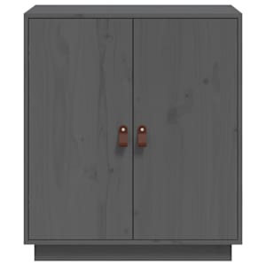 vidaXL Sideboard Grau 65,5x40x75 cm Massivholz Kiefer