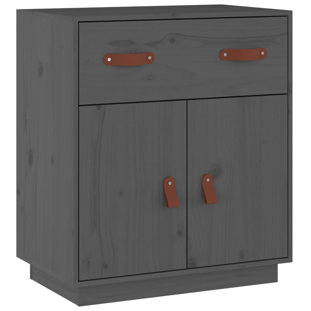 Thumbnail - vidaXL Sideboard Grau 65,5x40x75 cm Massivholz Kiefer
