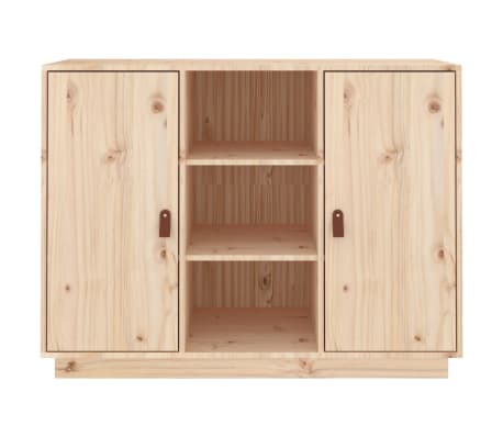 vidaXL kumode, 100x40x75 cm, priedes masīvkoks