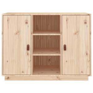 vidaXL kumode, 100x40x75 cm, priedes masīvkoks