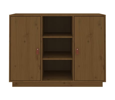 vidaXL puhvetkapp, meepruun, 100 x 40 x 75cm, t&auml;ism&auml;nnipuit