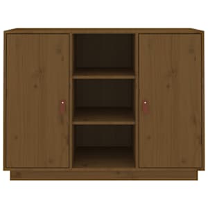 vidaXL puhvetkapp, meepruun, 100 x 40 x 75cm, t&auml;ism&auml;nnipuit