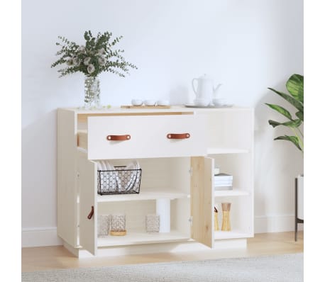 vidaXL Senkki valkoinen 98,5x40x75 cm t&auml;ysi m&auml;nty