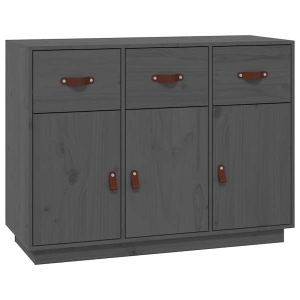 vidaXL puhvetkapp, hall, 100x40x75 cm, t&auml;ism&auml;nnipuit