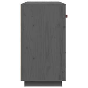 Příborník šedý 100 x 40 x 75 cm masivní borové dřevo - obrázek 7