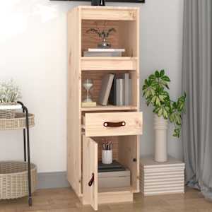 Skříň highboard 34 x 40 x 108,5 cm masivní borové dřevo - obrázek 3