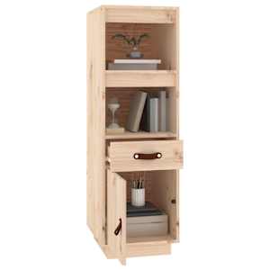 Skříň highboard 34 x 40 x 108,5 cm masivní borové dřevo - obrázek 4