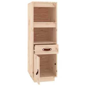 Skříň highboard 34 x 40 x 108,5 cm masivní borové dřevo - obrázek 6