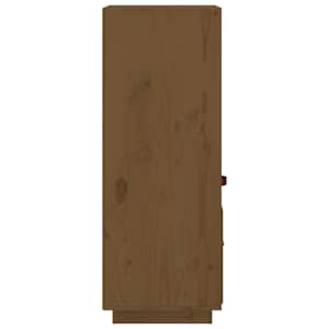 Skříň highboard medově hnědá 34x40x108,5 cm masivní borovice - obrázek 7