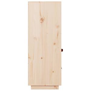 Skříň highboard 67 x 40 x 108,5 cm masivní borové dřevo - obrázek 8