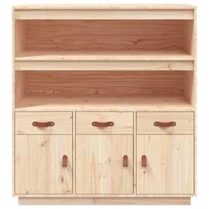 Skříň highboard 100x40x108,5 cm masivní borové dřevo - obrázek 6