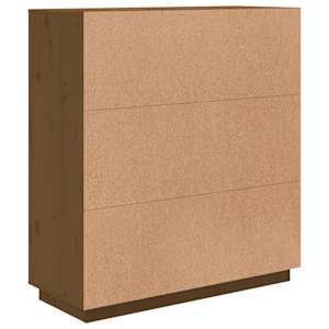 Skříň highboard medově hnědá 100x40x108,5 cm masivní borovice - obrázek 9