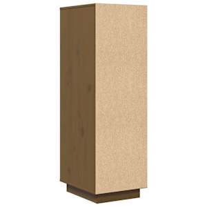 Skříň highboard medově hnědá 34x40x108,5 cm masivní borovice - obrázek 8