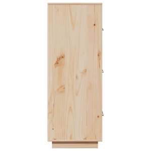 Skříň highboard 67 x 40 x 108,5 cm masivní borové dřevo - obrázek 7