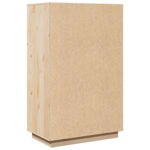 Skříň highboard 67 x 40 x 108,5 cm masivní borové dřevo - obrázek 8