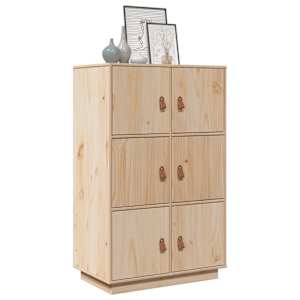 Visoka omara 67x40x108,5 cm trdna borovina