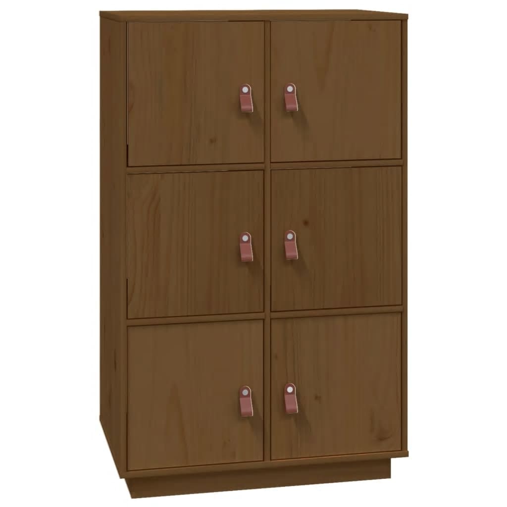 Thumbnail - vidaXL Highboard Honigbraun 67x40x108,5 cm Massivholz Kiefer