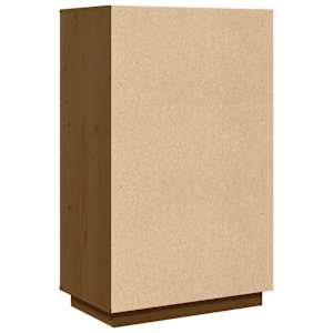 Skříň highboard medově hnědá 67x40x108,5 cm masivní borovice - obrázek 8