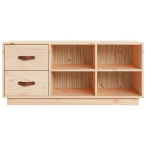 Lavice s botníkem 100 x 34 x 45 cm masivní borové dřevo - obrázek 6
