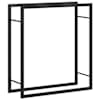 vidaXL k&uuml;ttepuude rest, mattmust, 80x28x86 cm, teras