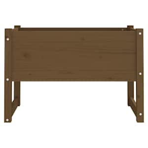 Truhlík medově hnědý 78x40x52 cm masivní borové dřevo - obrázek 4