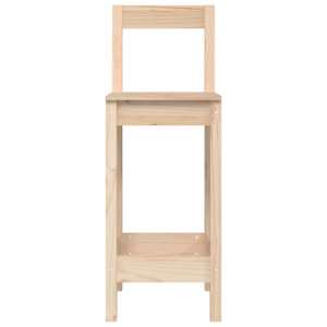 Barové židle 2 ks 40 x 41,5 x 112 cm masivní borové dřevo - obrázek 4