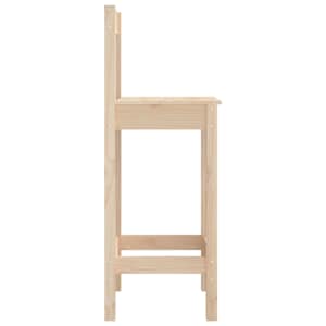 Barové židle 2 ks 40 x 41,5 x 112 cm masivní borové dřevo - obrázek 5