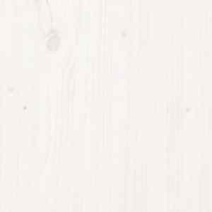 Barski stoli 2 kosa bele barve 40x41,5x112 cm trdna borovina - slika 7