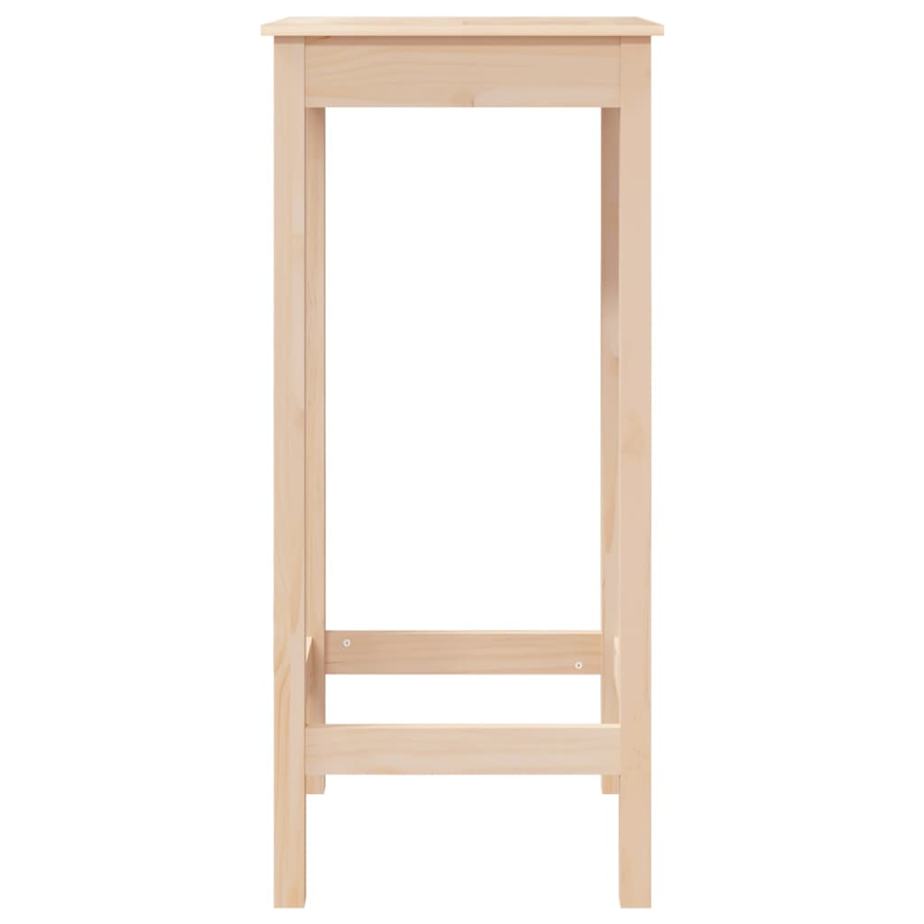 vidaXL Barový stolek 50 x 50 x 110 cm masivní borové dřevo