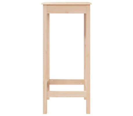 vidaXL Barový stolek 50 x 50 x 110 cm masivní borové dřevo