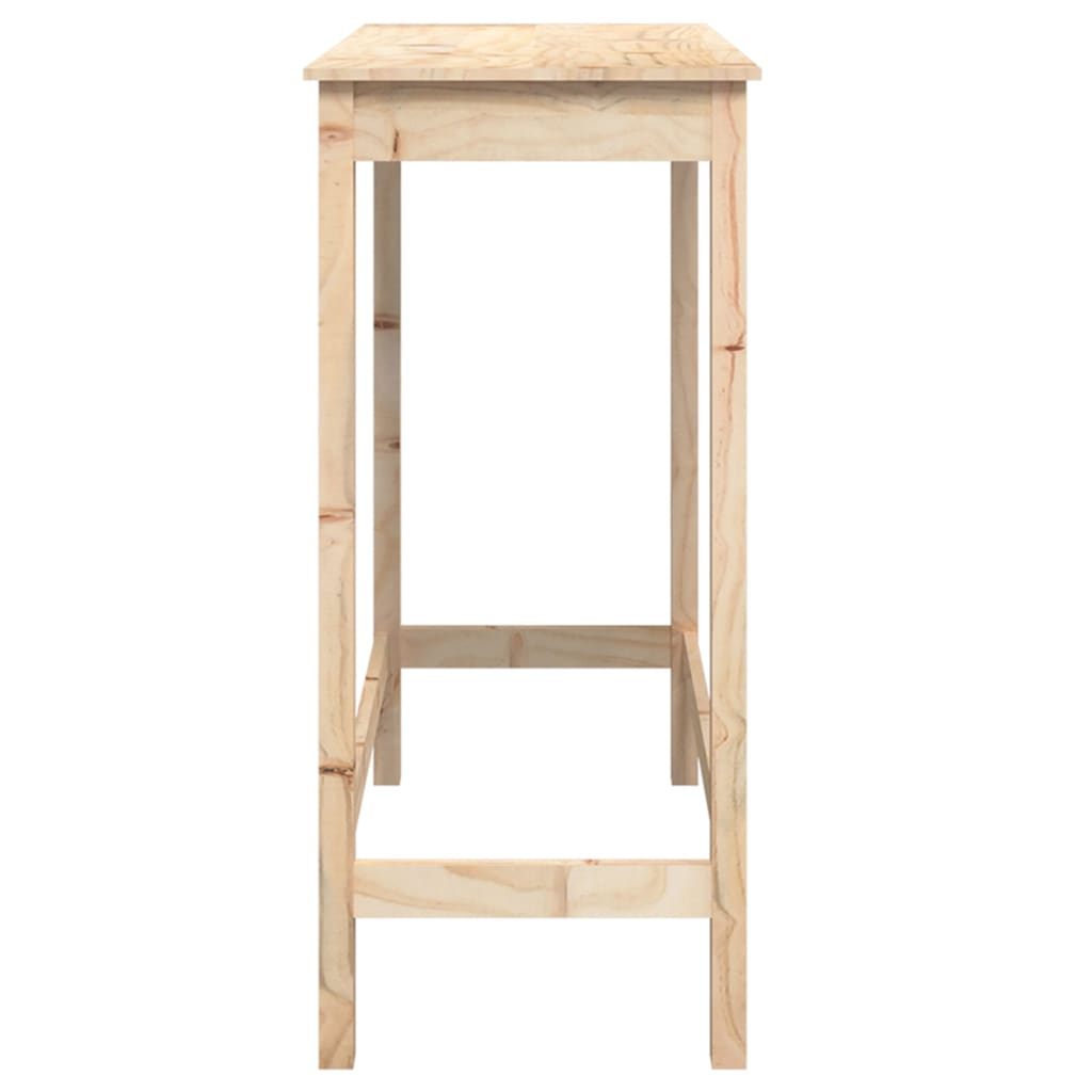 Barový stolek 100 x 50 x 110 cm masivní borové dřevo