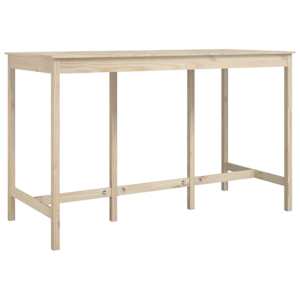 Barový stůl 180 x 80 x 110 cm masivní borové dřevo - obrázek 2