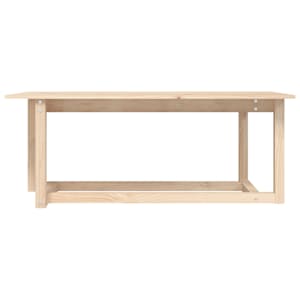 Konferenční stolek 110 x 55 x 45 cm masivní borové dřevo - obrázek 3