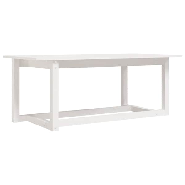vidaXL kohvilaud, valge, 110 x 55 x 45 cm, m&auml;nnipuit