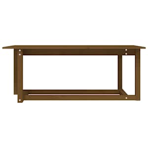 Konferenční stolek medově hnědý 110x55x45 cm masivní borovice - obrázek 3