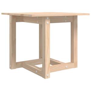 Konferenční stolek 50 x 50 x 45 cm masivní borové dřevo - obrázek 2