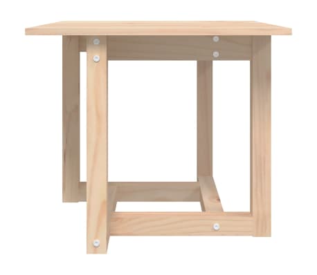 vidaXL Salongbord 50x50x45 cm heltre furu