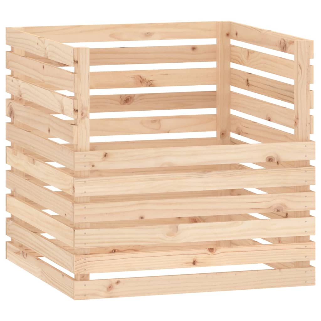 vidaXL Kompostér 80 x 80 x 78 cm masivní borové dřevo