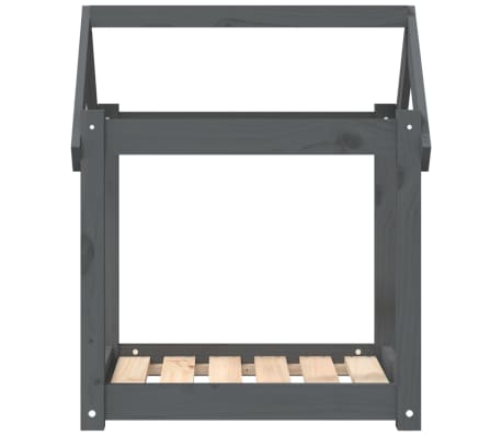 Vidaxl Hondenmand Grijs 65.5 X 50.5 X 28 Cm Hondenbed