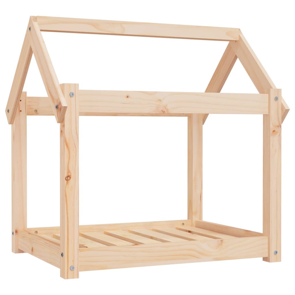vidaXL Hondenmand 71x55x70 cm massief grenenhout