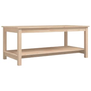 Konferenční stolek 110 x 55 x 45 cm masivní borové dřevo - obrázek 2