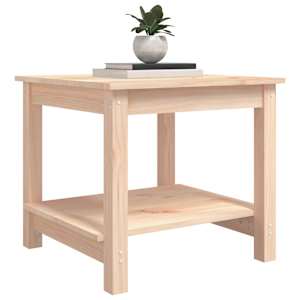 Konferenční stolek 50 x 50 x 45 cm masivní borové dřevo - obrázek 4