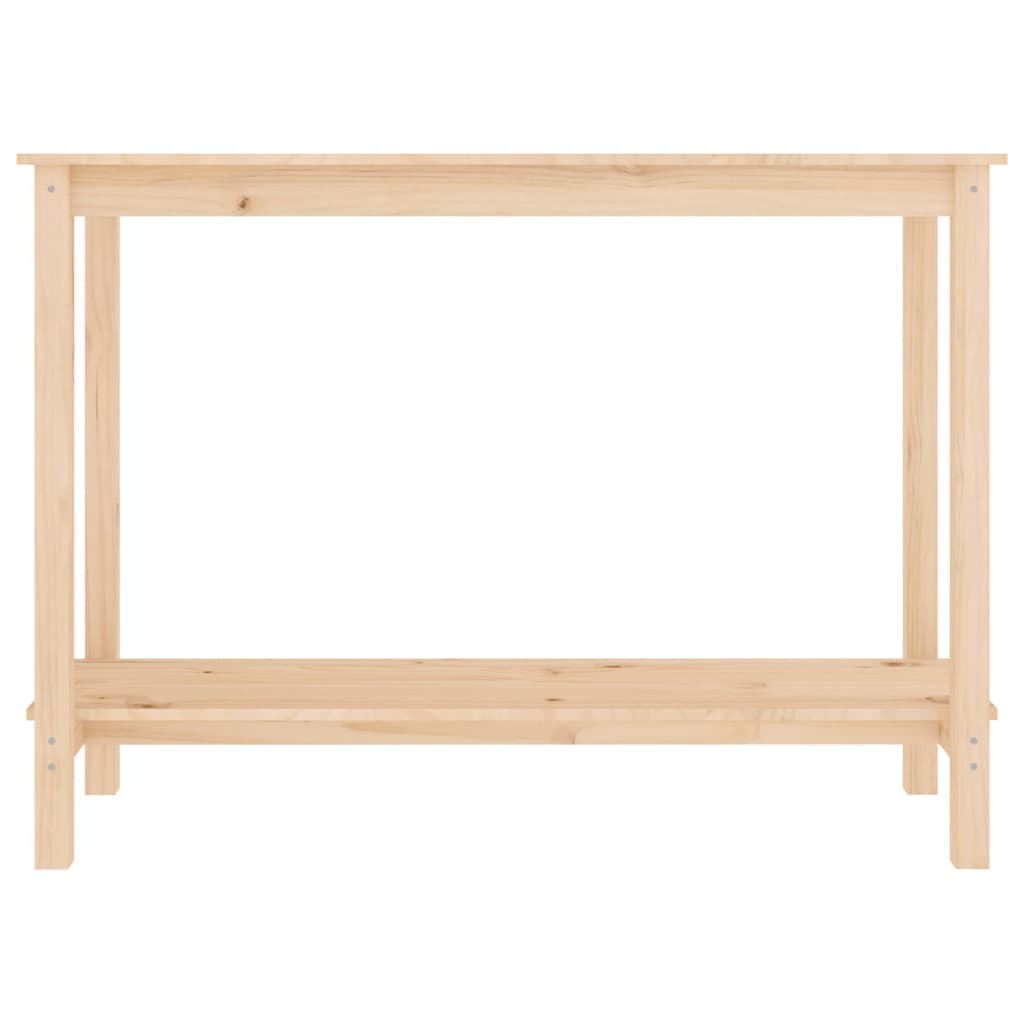 vidaXL Wandtafel 110x40x80 cm massief grenenhout