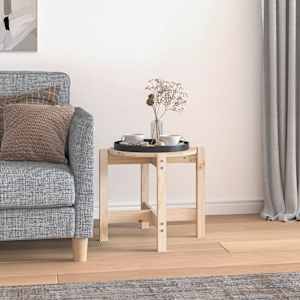 Klubska mizica Ø 52,5x45 cm trdna borovina