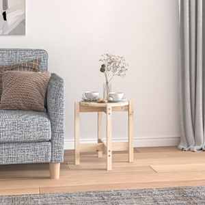 Klubska mizica Ø 42,5x45 cm trdna borovina